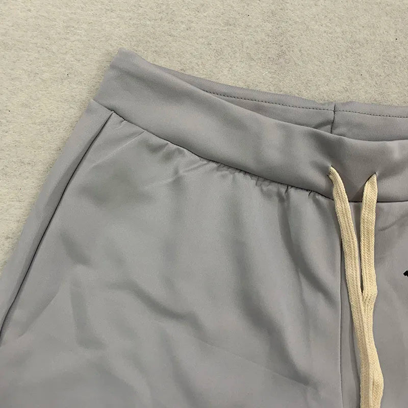 New Y2K Elastic Waist Strap with Letter Pattern, Hip Hugging Flared Pants, Fashionable Sports and Casual Pants for Women